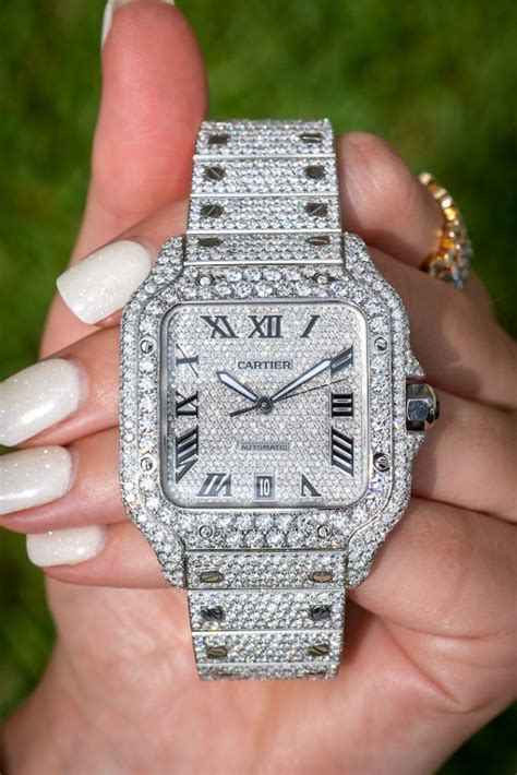 bust down watch real diamond.